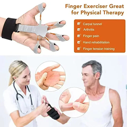 Silicone Grip Training and Exercise Finger