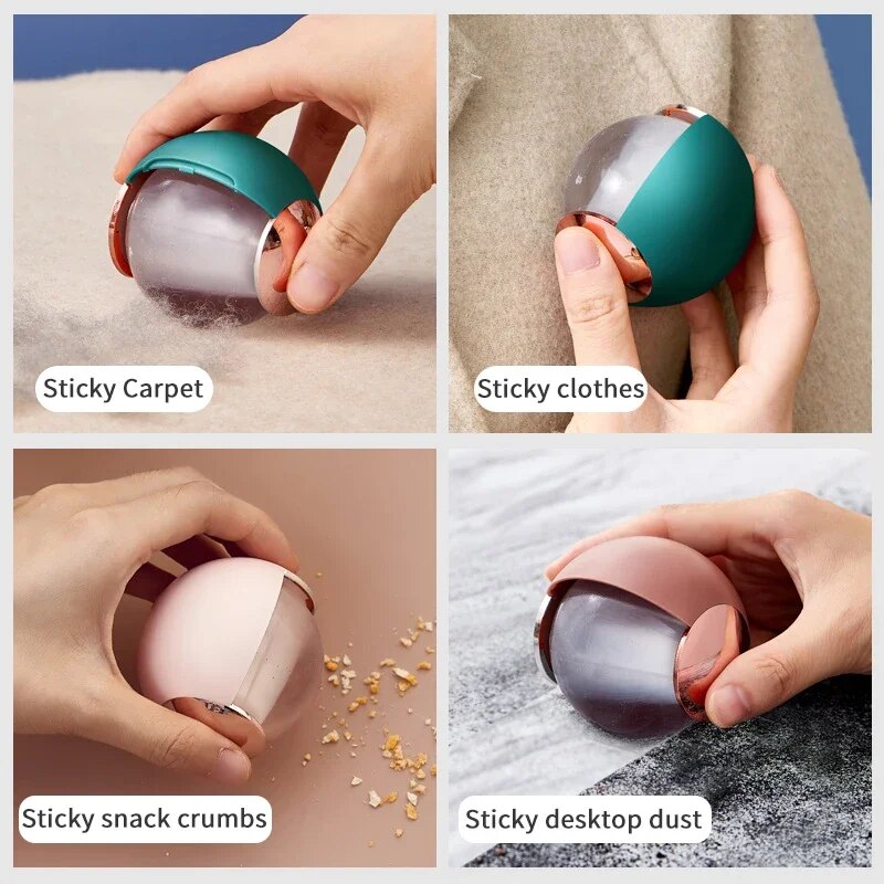 Reusable Round Ball Hair Remover Portable